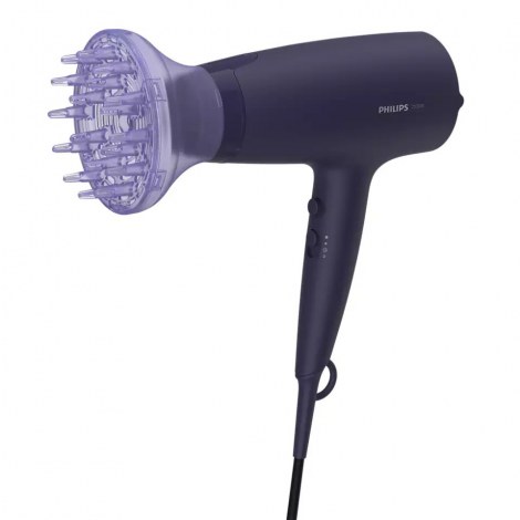 Philips | Hair Dryer | BHD360/20 | 2100 W | Number of temperature settings 6 | Ionic function | Diffuser nozzle | Black/Blue - 5